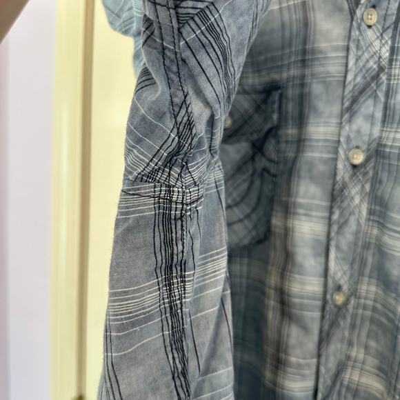 True Religion Men’s Short Sleeve Western Shirt Size 3XL Slim Cotton - Picture 4 of 12